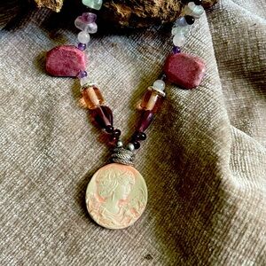 Handmade beaded necklace